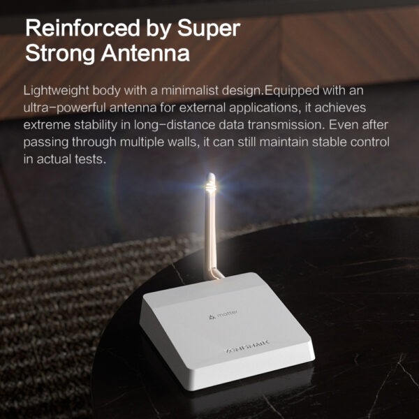 ⁦جهاز Hub ذكي Matter من Zemismart – جسر تحكم متكامل يدعم Zigbee – متوافق مع Google Home وSmartThings وتطبيق Tuya⁩ - الصورة ⁦5⁩